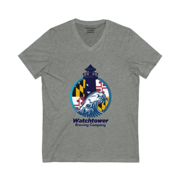 Unisex Jersey Short Sleeve V-Neck Tee