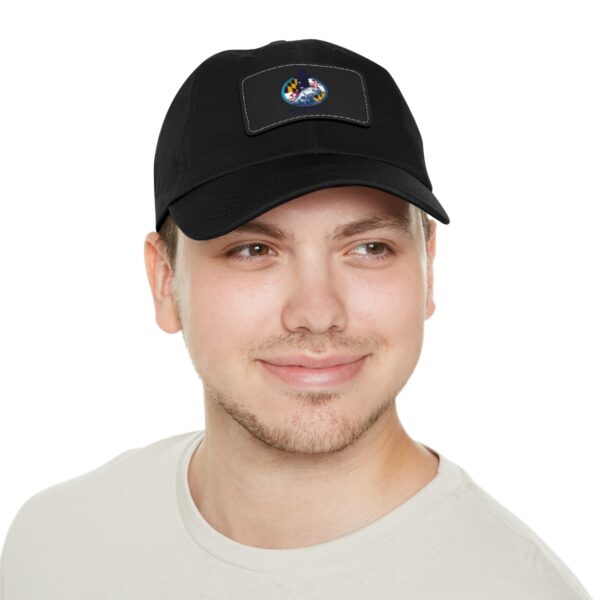 Dad Hat with Leather Patch - Image 26