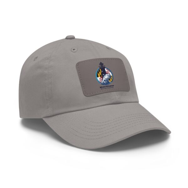 Dad Hat with Leather Patch - Image 3
