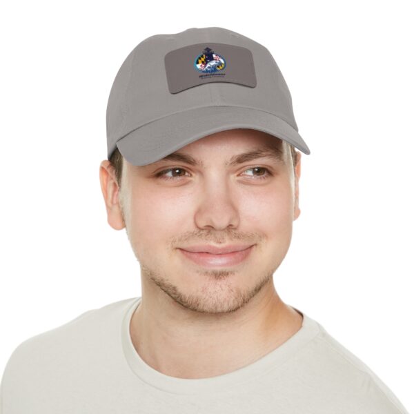 Dad Hat with Leather Patch - Image 5