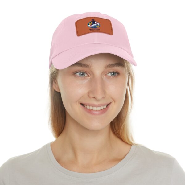 Dad Hat with Leather Patch - Image 60