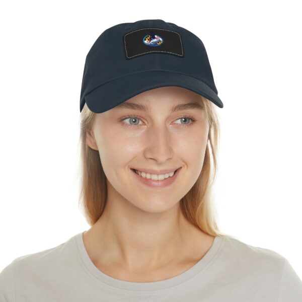 Dad Hat with Leather Patch - Image 46
