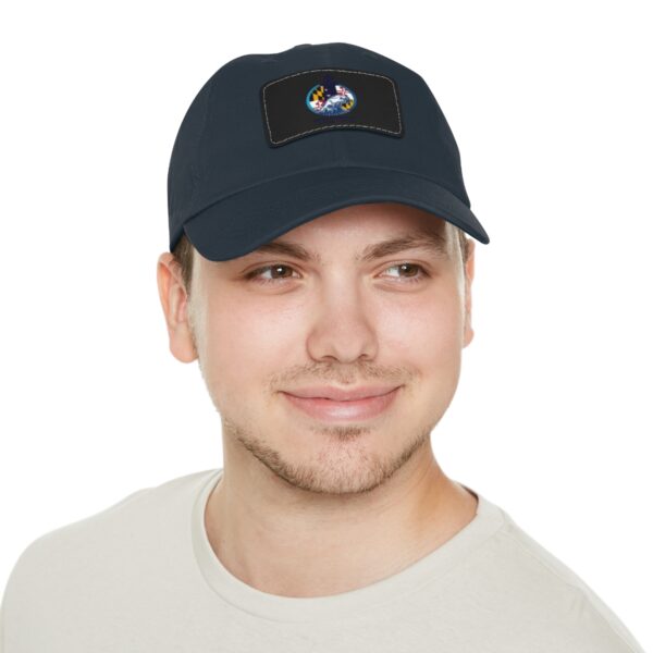 Dad Hat with Leather Patch - Image 47
