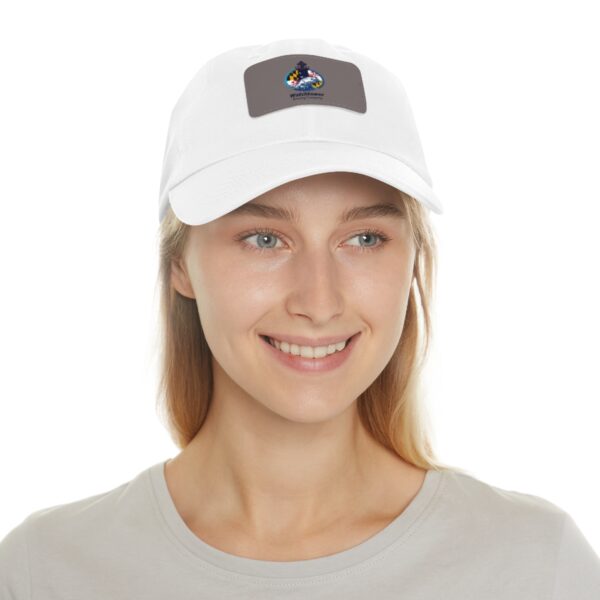 Dad Hat with Leather Patch - Image 11
