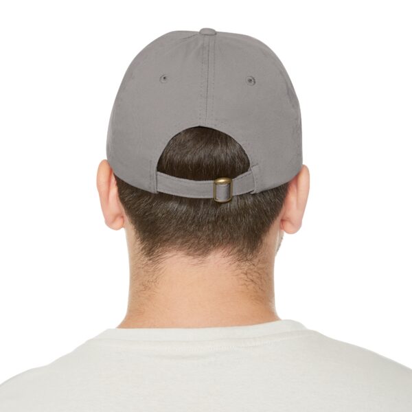 Dad Hat with Leather Patch (Round) - Image 42