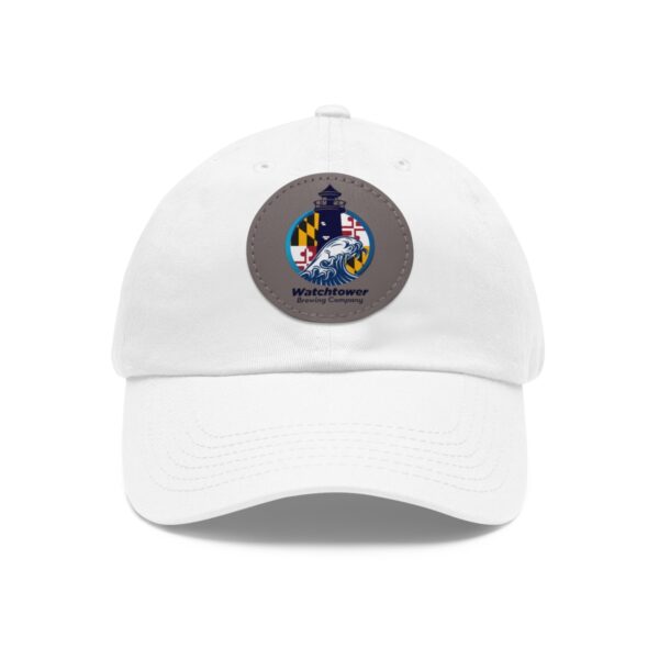 Dad Hat with Leather Patch (Round) - Image 8