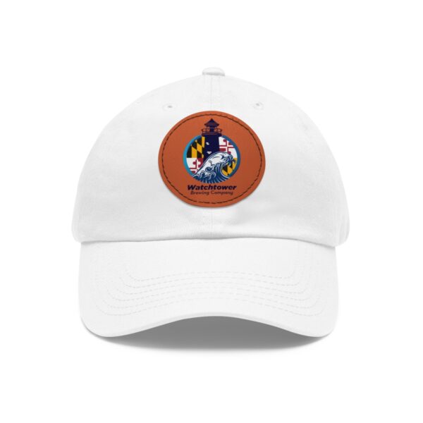 Dad Hat with Leather Patch (Round) - Image 2
