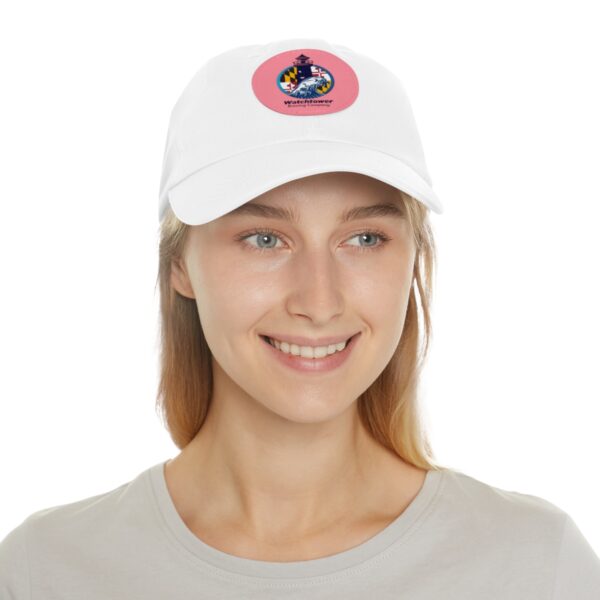 Dad Hat with Leather Patch (Round) - Image 18