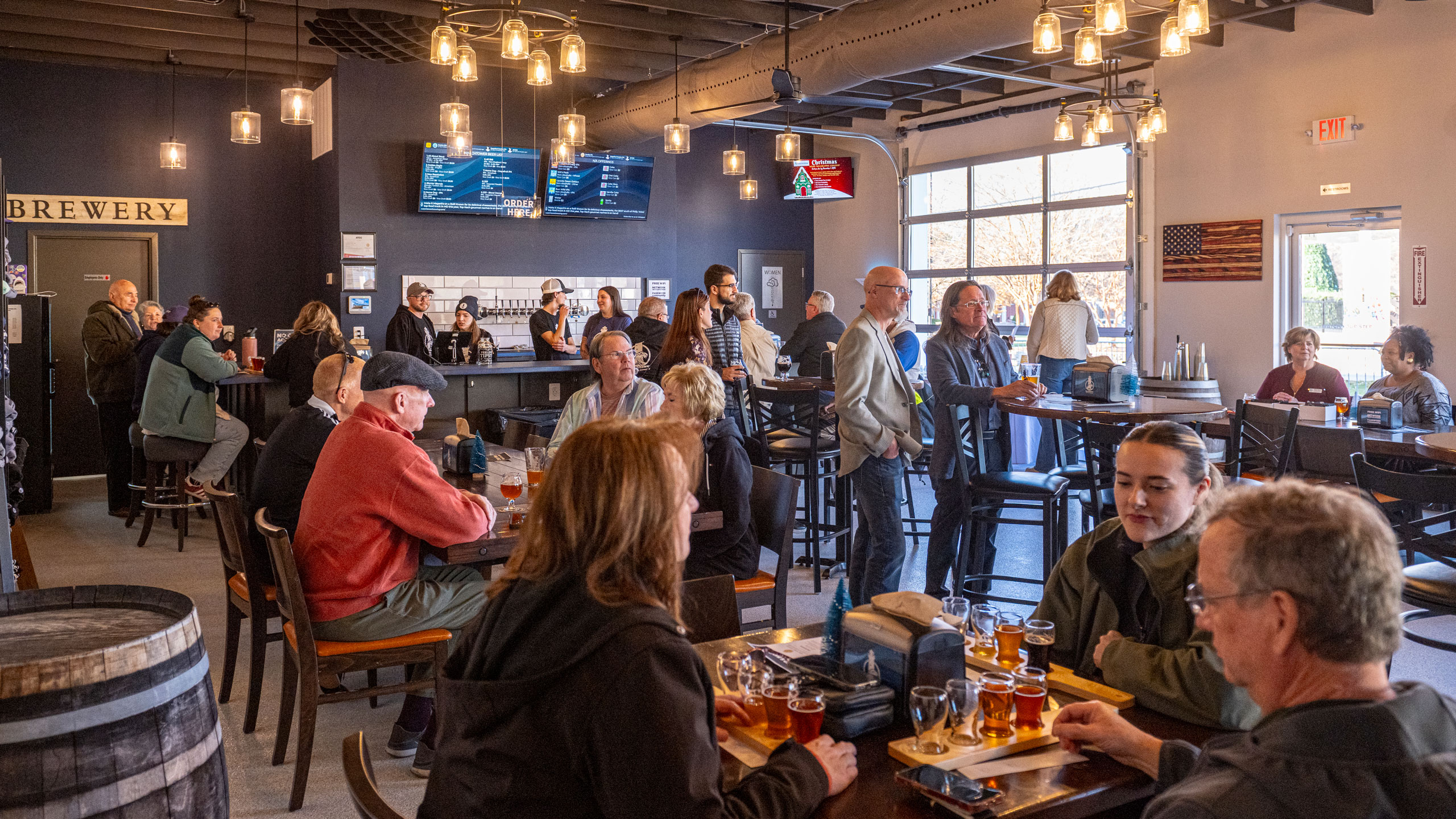 Full taproom Full taproom
