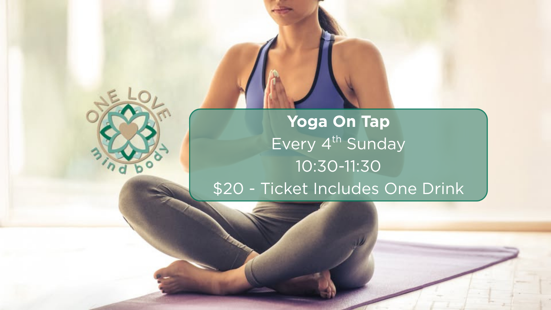 Yoga On Tap Every 4th Sunday